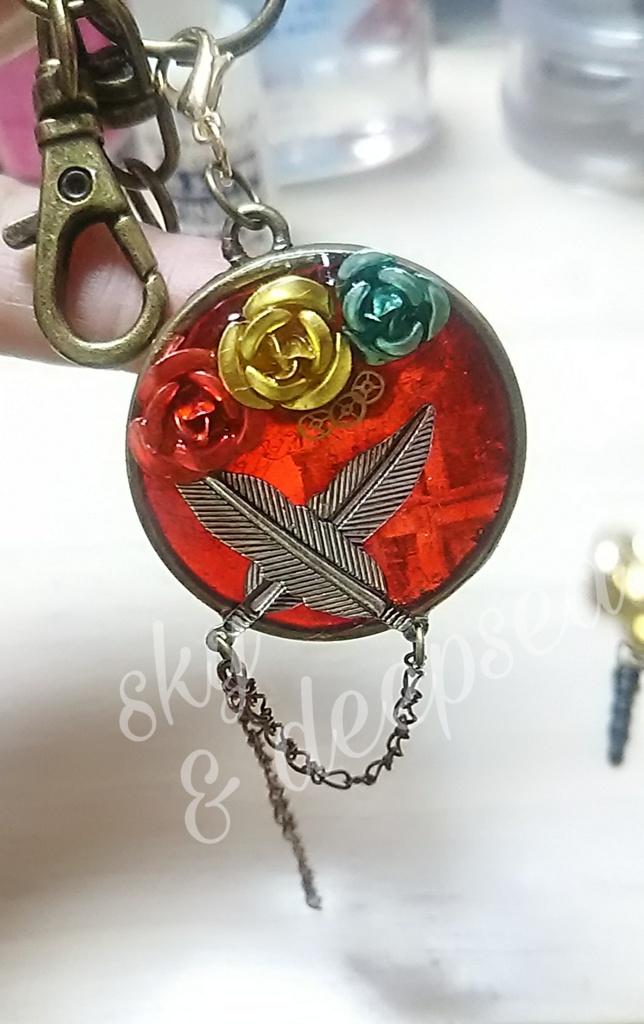 オーズをイメージしたレジンアクセ