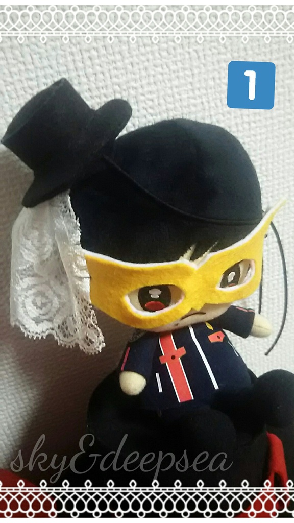 ルパパトぬいぐるみ用ハット&マスク