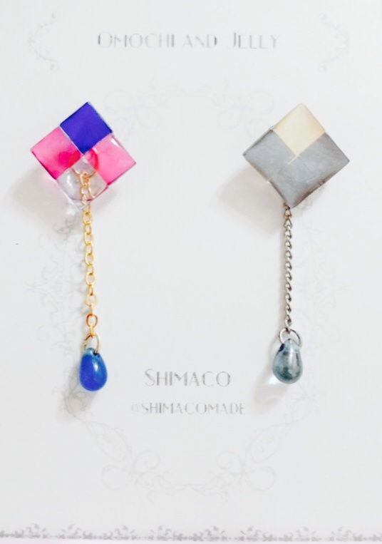 【推し色】ゆらゆらバックチャーム/ピアスイヤリング変更◎