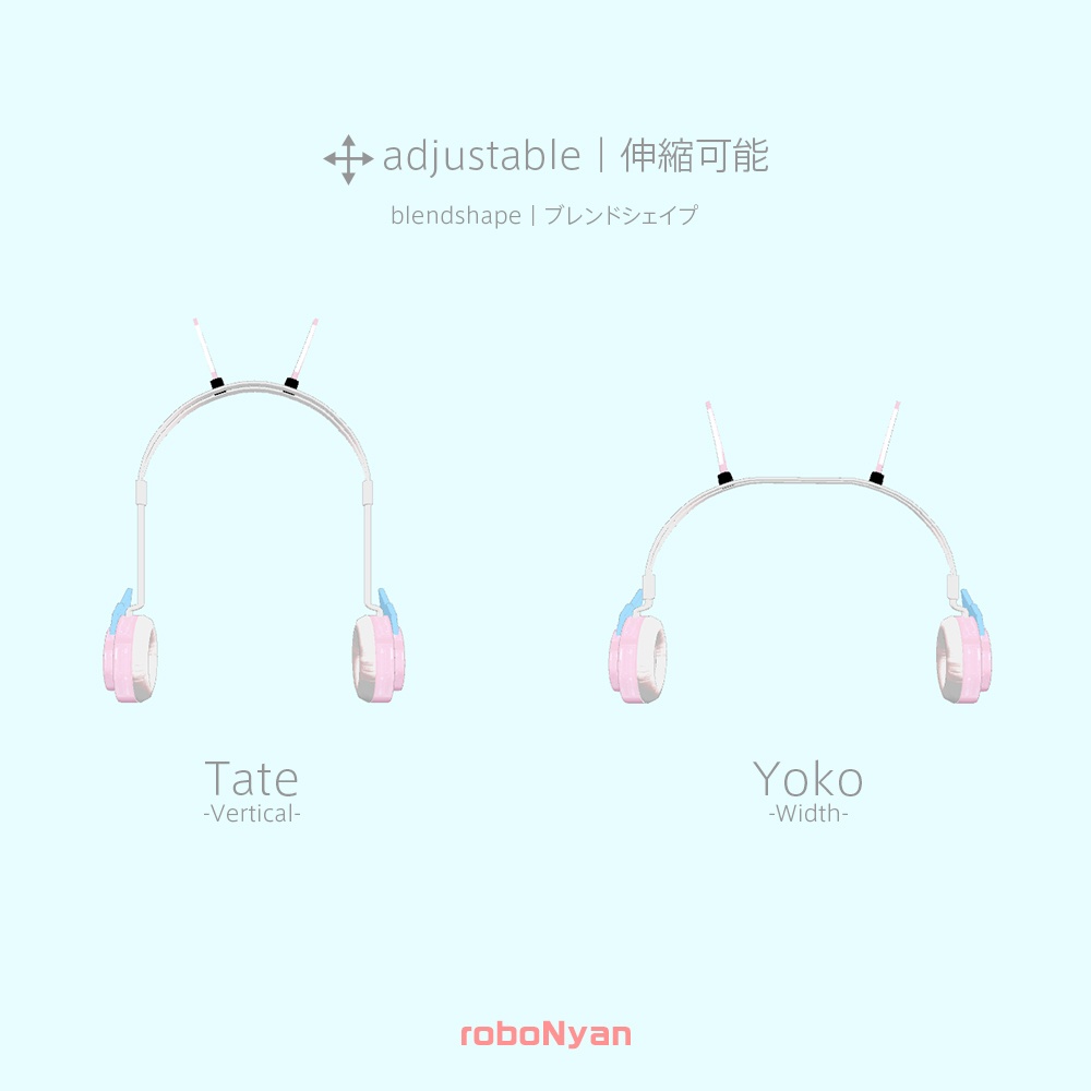 ♡Xフォロワー限定無料配布♡サイバーパンクスタイルヘッドフォン for VRChat