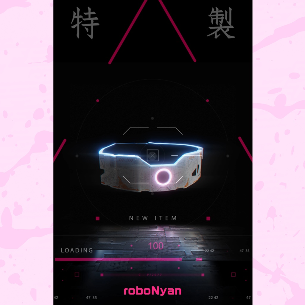 ♡Xフォロワー限定無料配布♡サイバーパンクカラー for VRChat