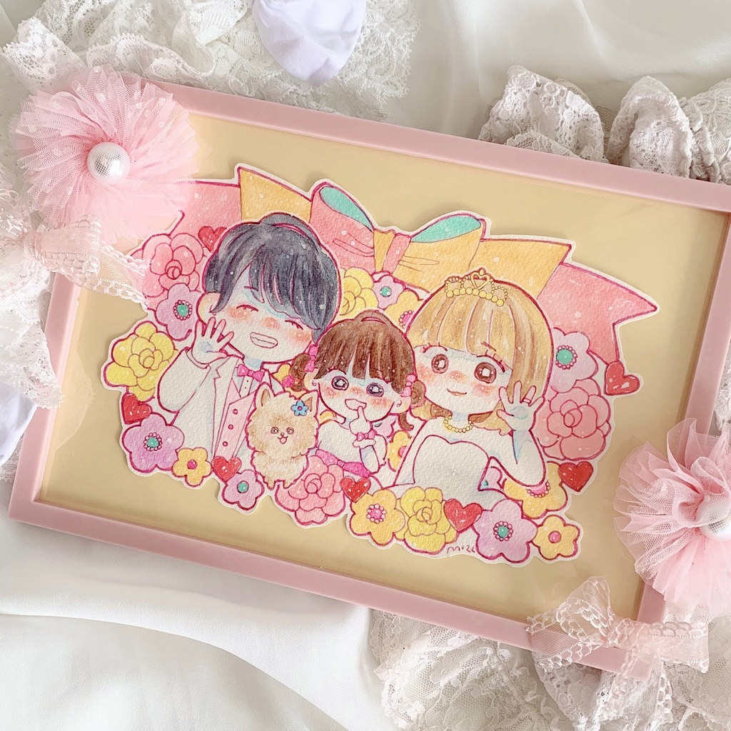 水彩イラストオーダー 🪄🫧