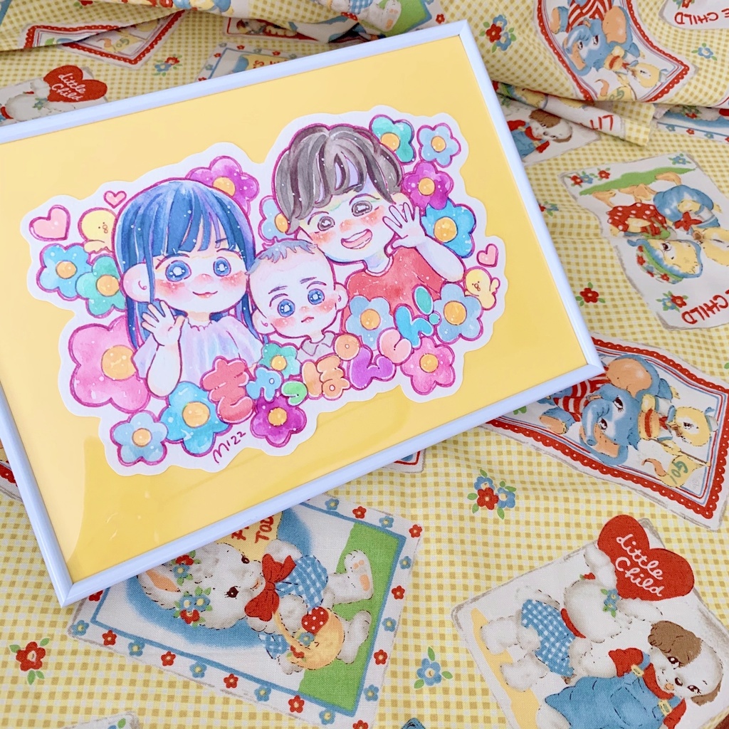 水彩イラストオーダー 🪄🫧