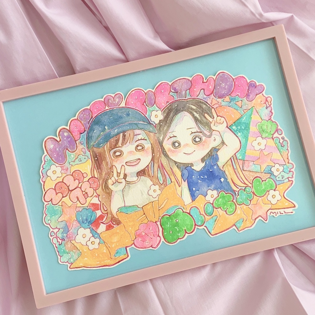 水彩イラストオーダー 🪄🫧