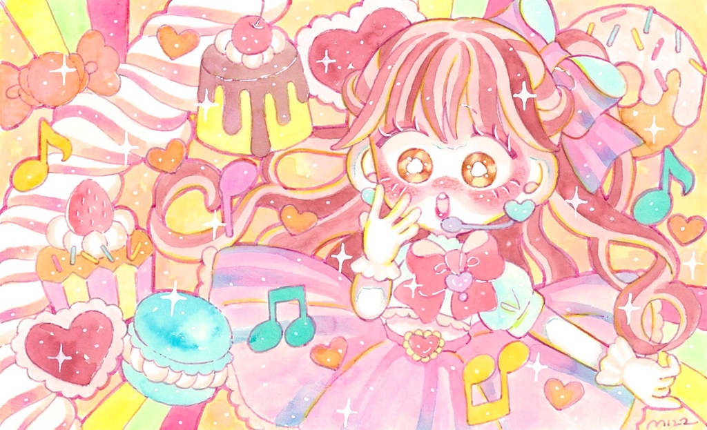 水彩イラストオーダー 🪄🫧