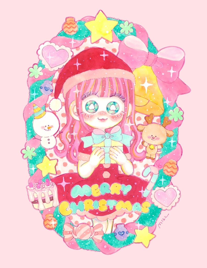 水彩イラストオーダー 🪄🫧