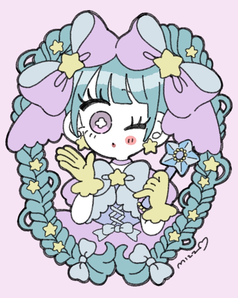 デジタルイラスト/ウェルカムボードオーダー🎶˒˒ Digital Illustration Order