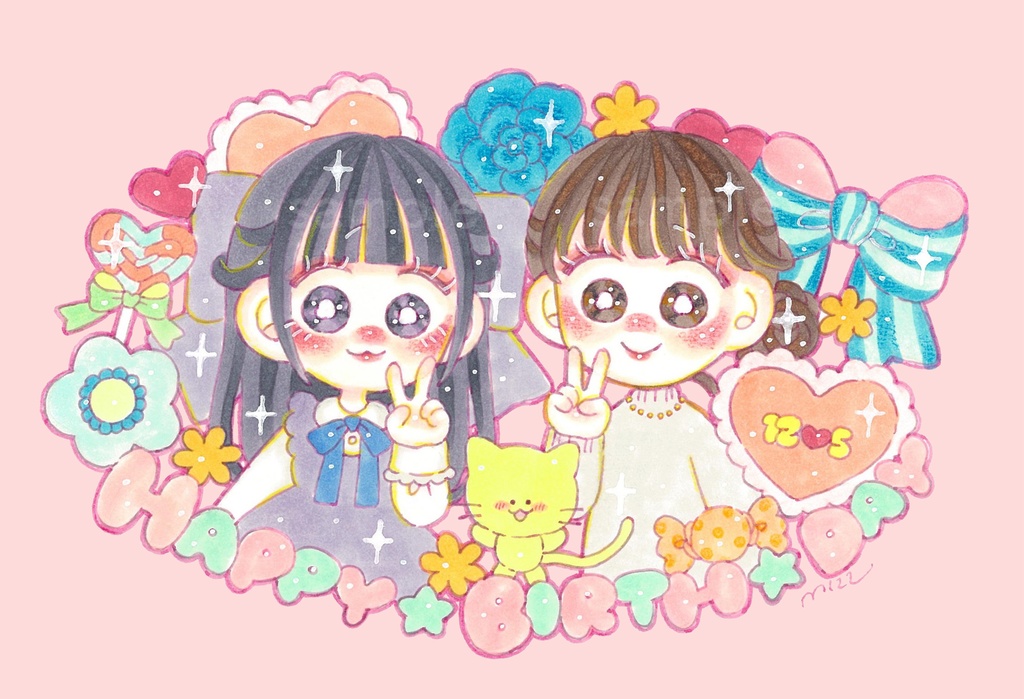 油性イラストオーダー ❤︎ ᐝ