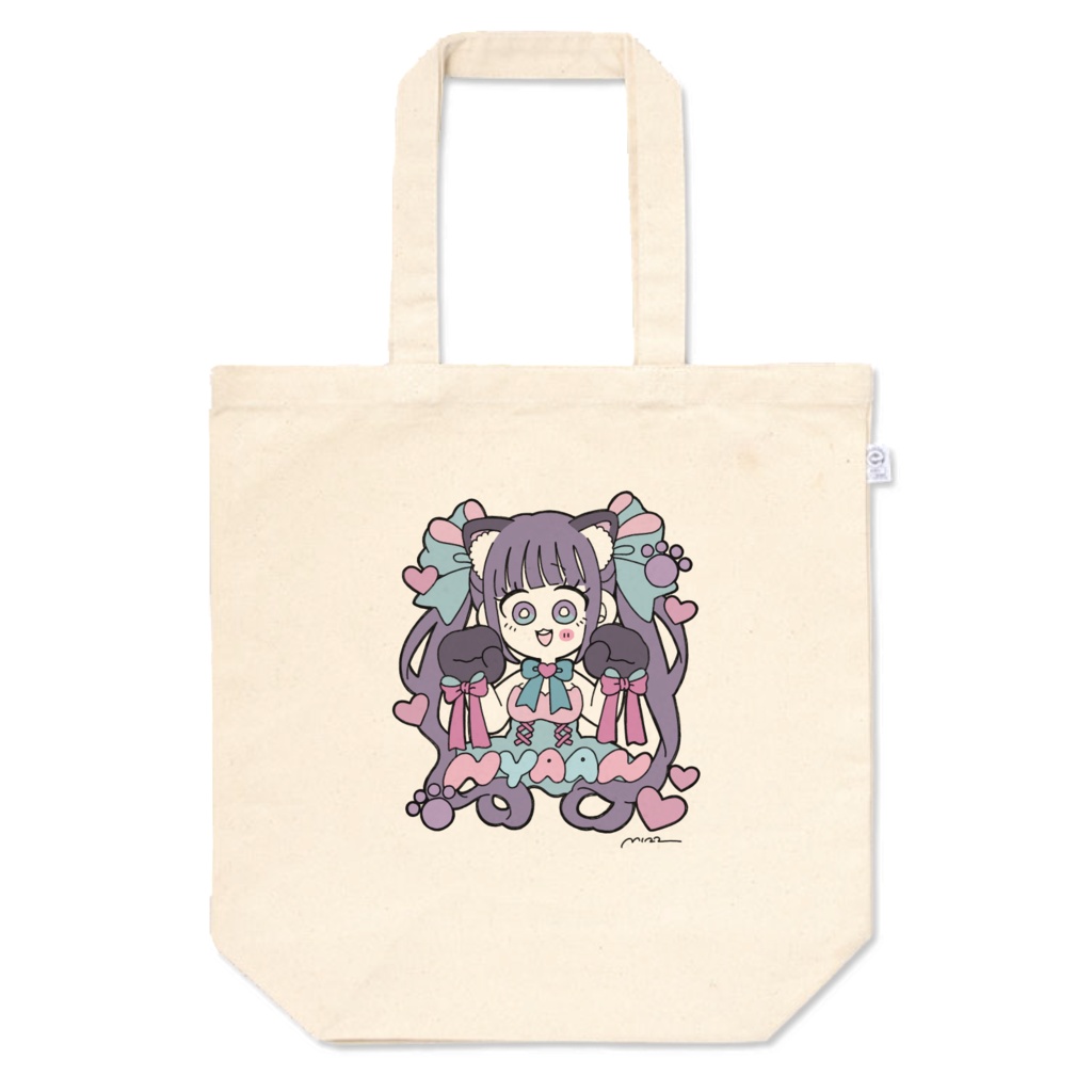 NYAAN 🐾 Bag ❤︎ トートバッグ M