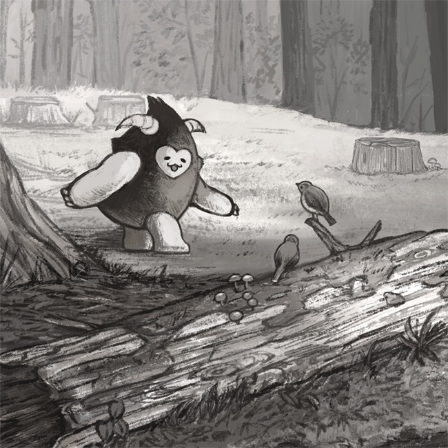 【ゆる~りUMA】ビッグフットTシャツ