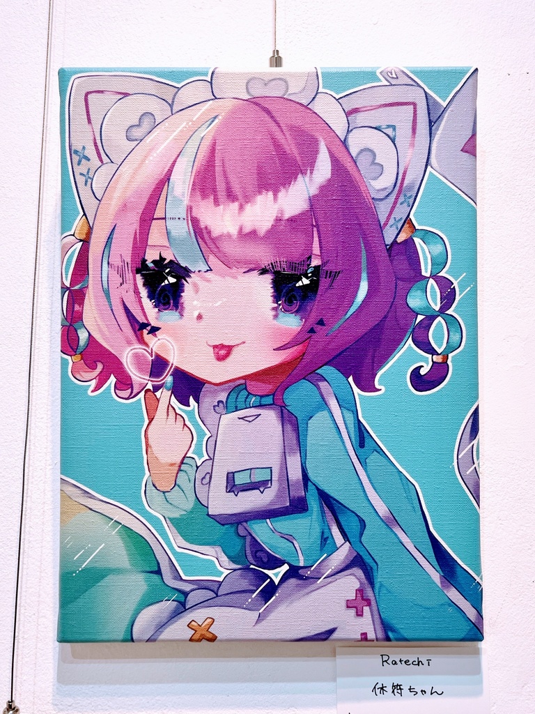 休符ちゃん_キャンバスアート