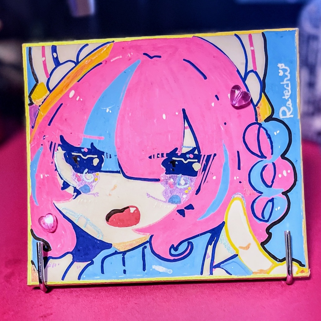 ミニ色紙 休符ちゃん