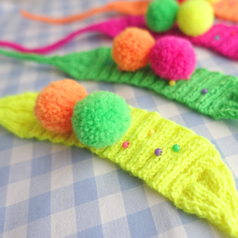 ニットヘッドドレス(蛍光)