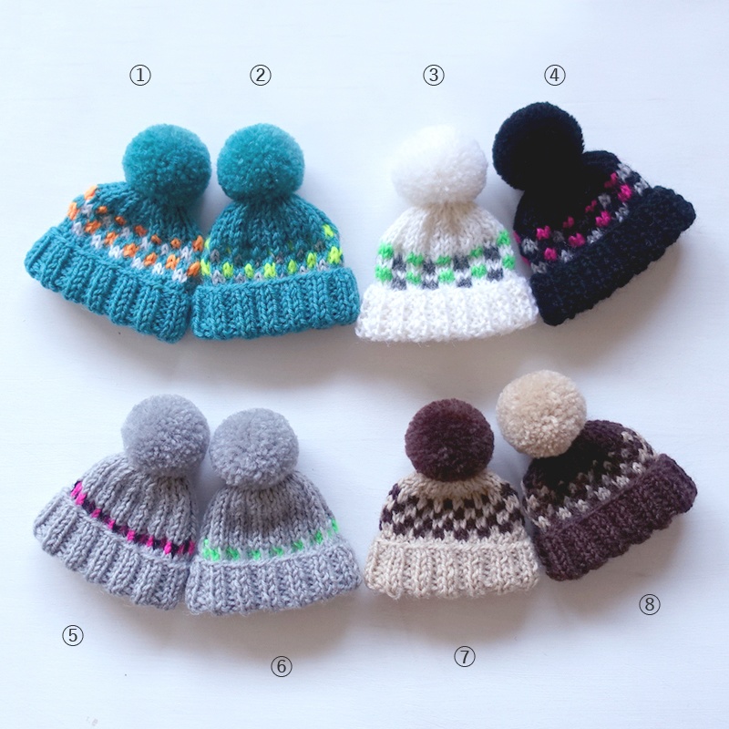 気まぐれニット帽(柄)