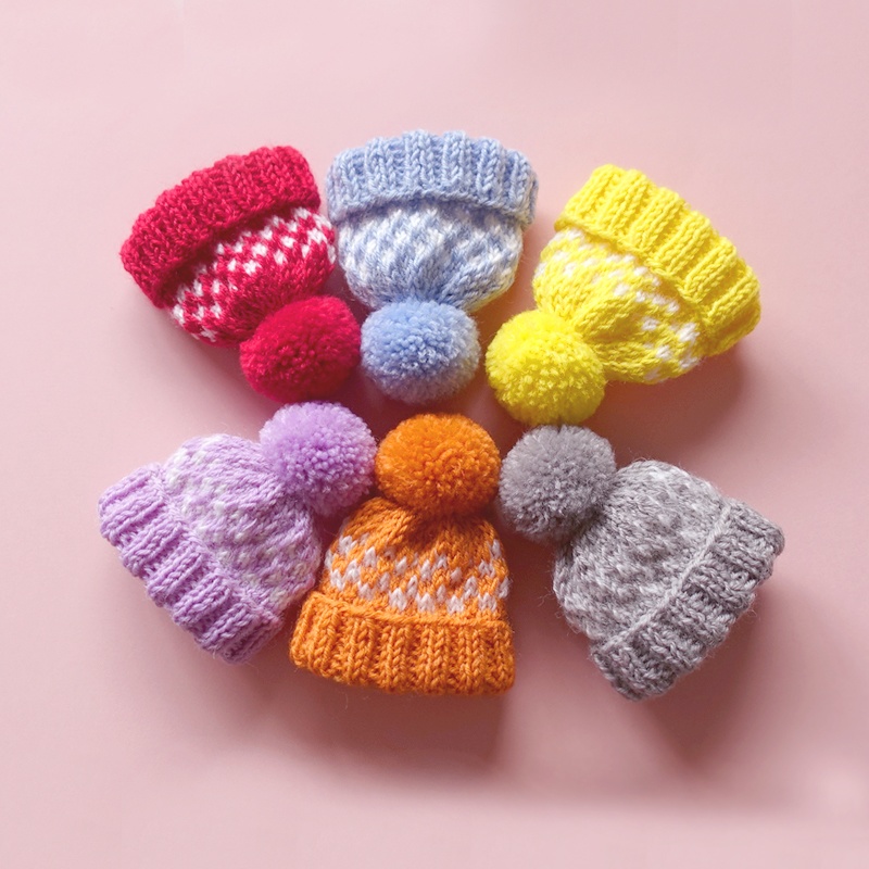 ニット帽(チェッカーボード)