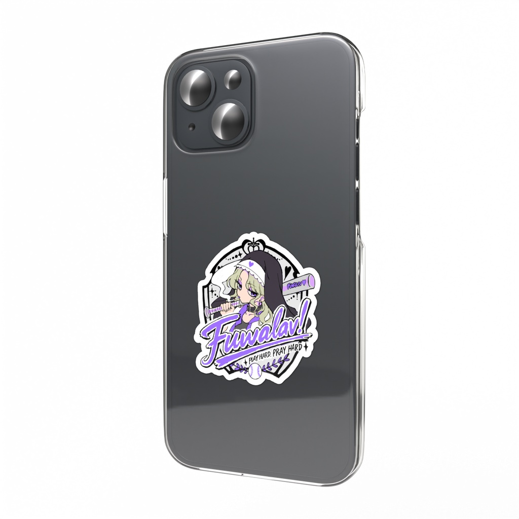 不破良エニ　ベースボールステッカー　スマホサイズ