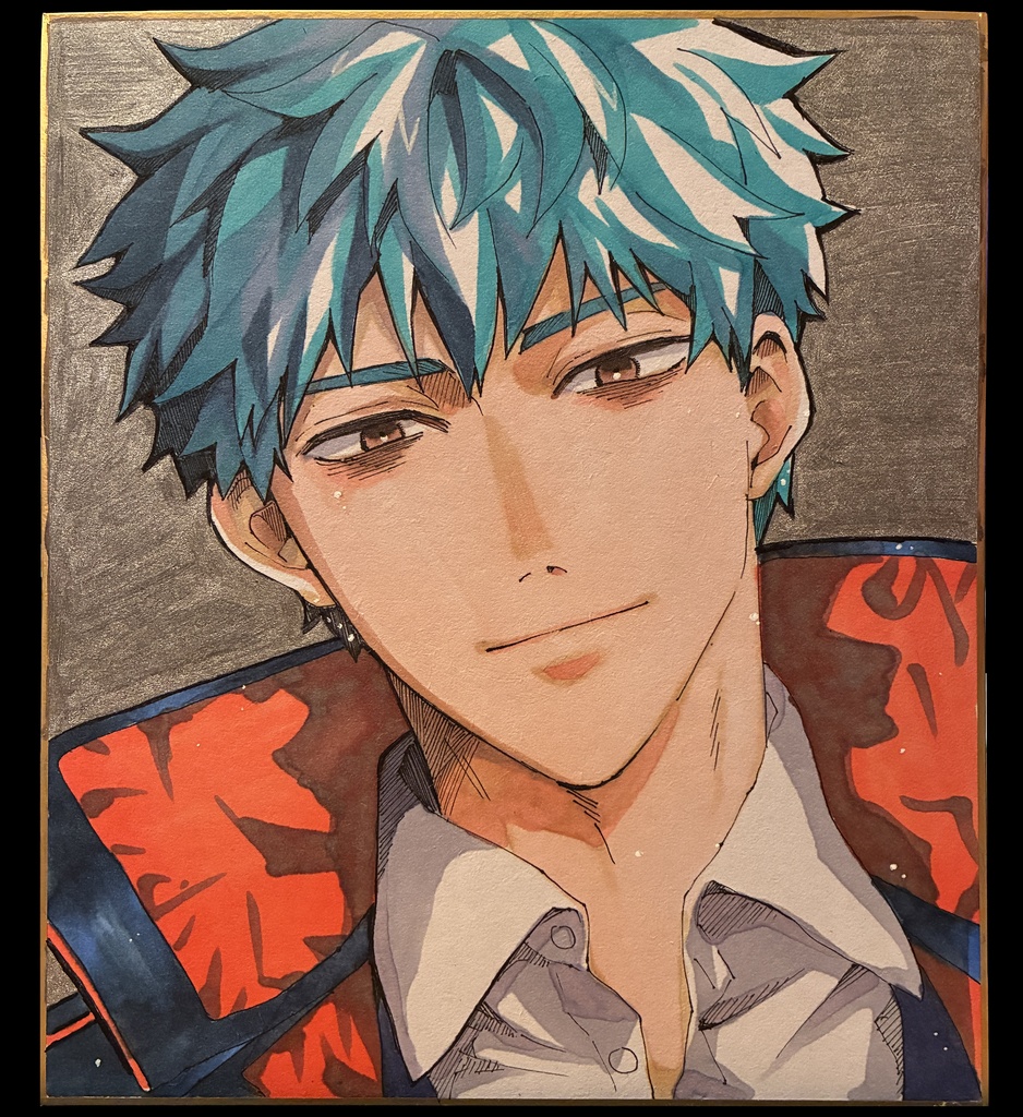 手描きフルカラー色紙【FGO】