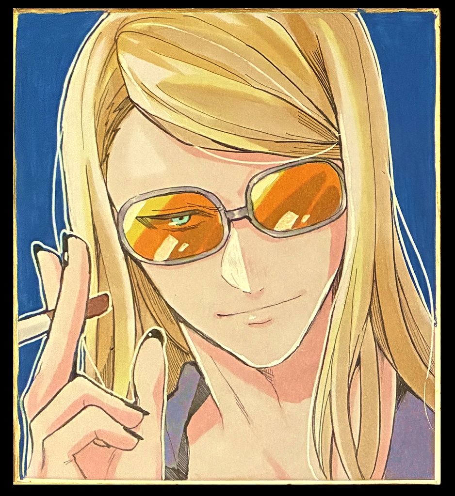 手描きフルカラー色紙【FGO】