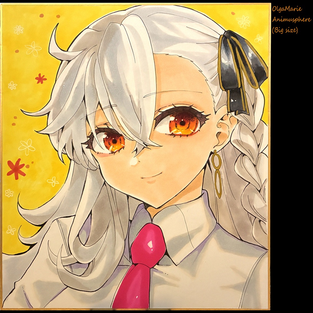 手描きフルカラー色紙【FGO】