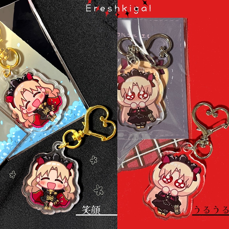 工レちゃんアクキー【笑顔・うるうる】
