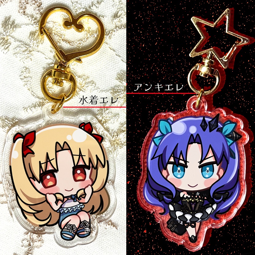 工レちゃんアクキー【水着・アンキ】