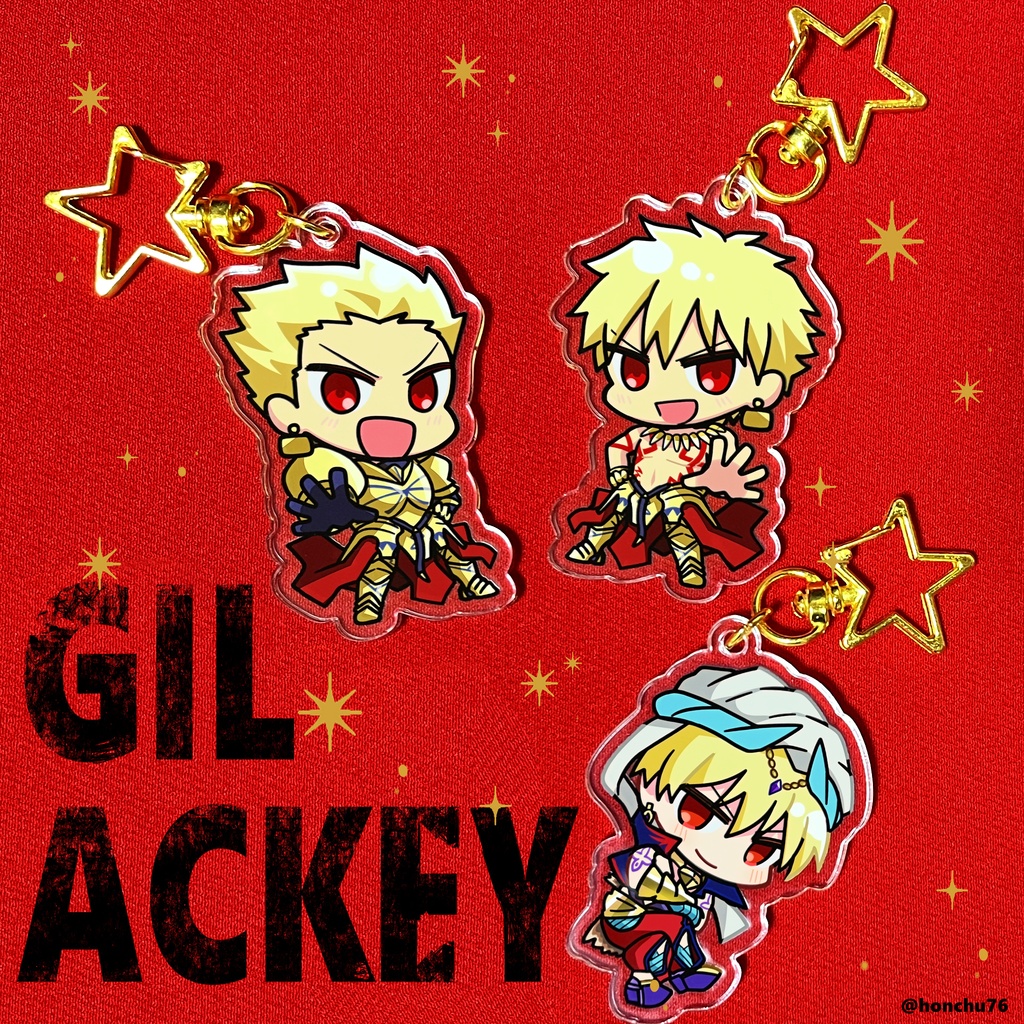 ギル様アクキー【弓】【術】