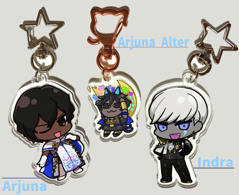 インド親子アクキー【Wｼﾞｭﾅ・ﾊﾟﾊﾟﾄﾞﾗ】