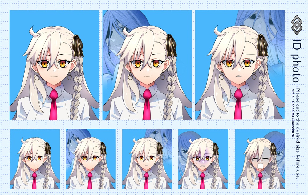 オﾉﾚガマリー証明写真【心霊気味】