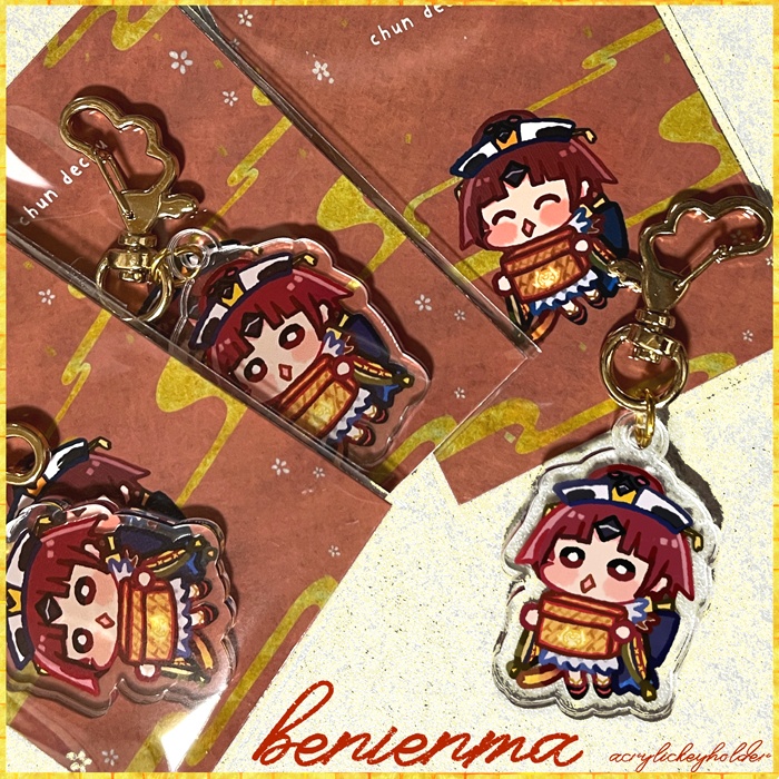紅ちゃんアクキー【ﾁｭﾝ】