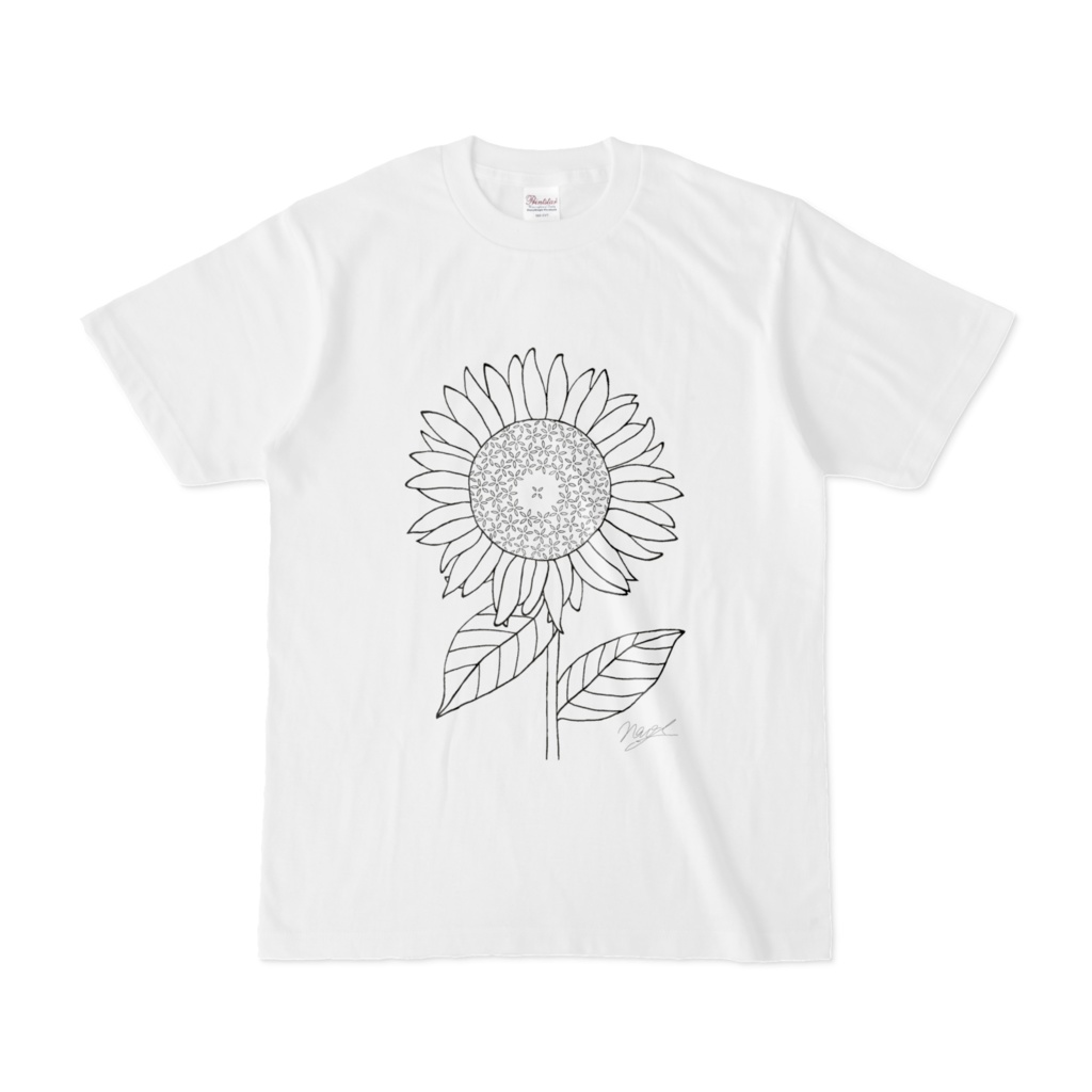 mono ひまわり Tシャツ（ホワイト）