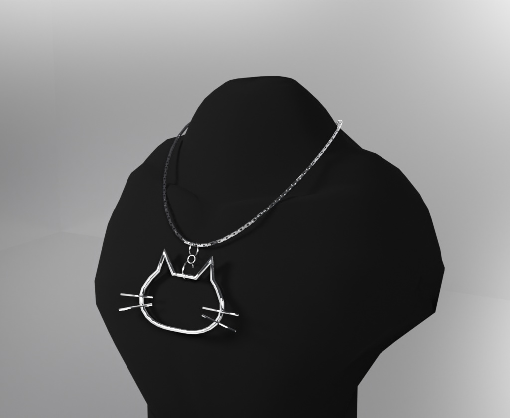 【Free】『にゃんこネックレス』ฅ•ω•ฅ 【Cat Necklace】『無料』