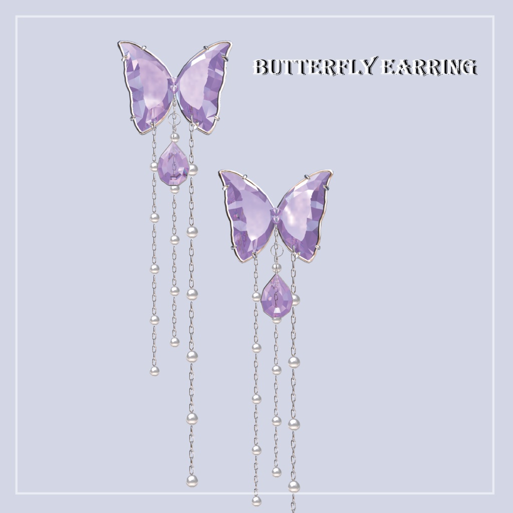 【butterfly earring】イヤリング 귀걸이