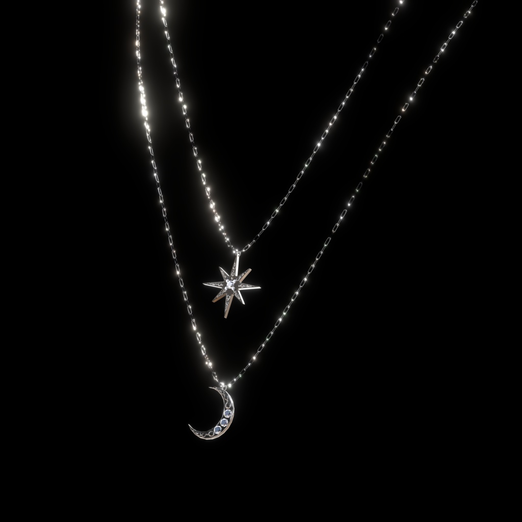 ✨SALE✨【🌙Luna & Solis☀️】ネックレスnecklace Radiant-iseo