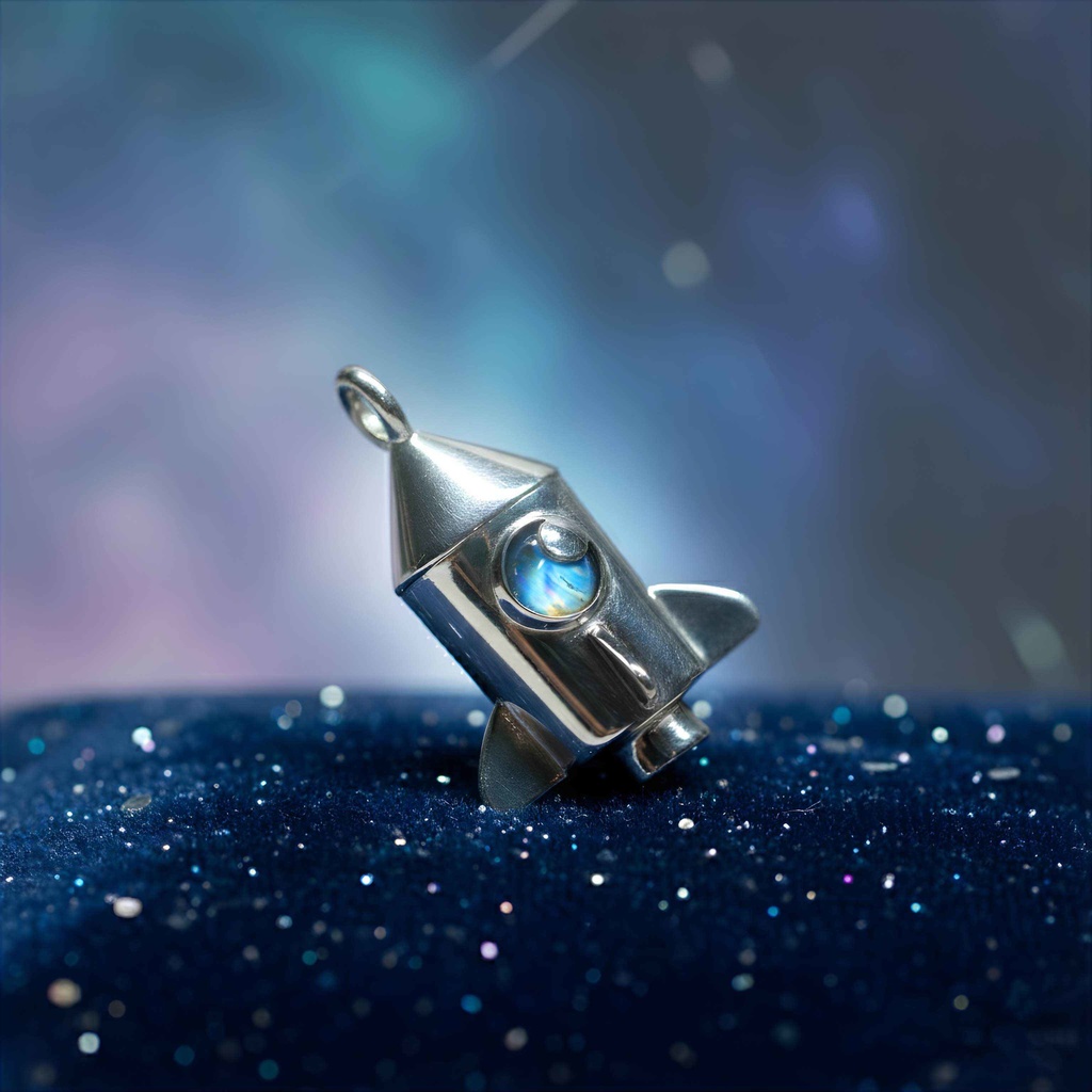 銀のロケットペンダント　宇推くりあオリジナルジュエリー