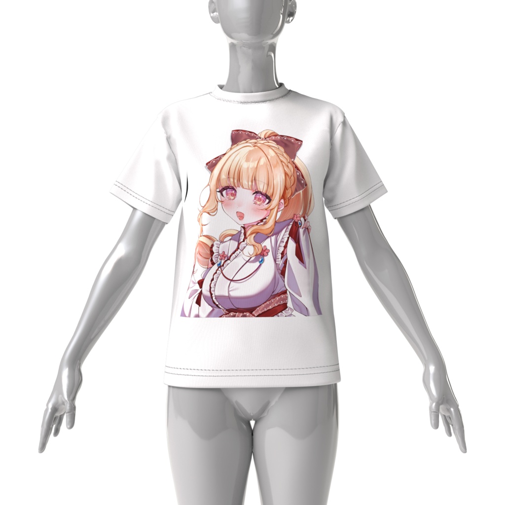 あなたに幸福を!巫女ぷりむ ビッグシルエットTシャツ