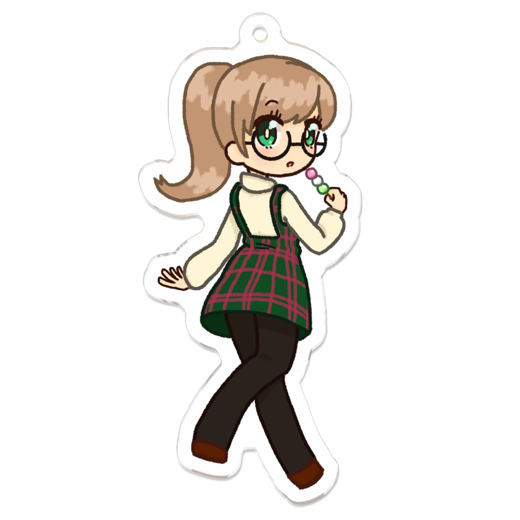 無断マイキャラアクキー こしあんちゃん