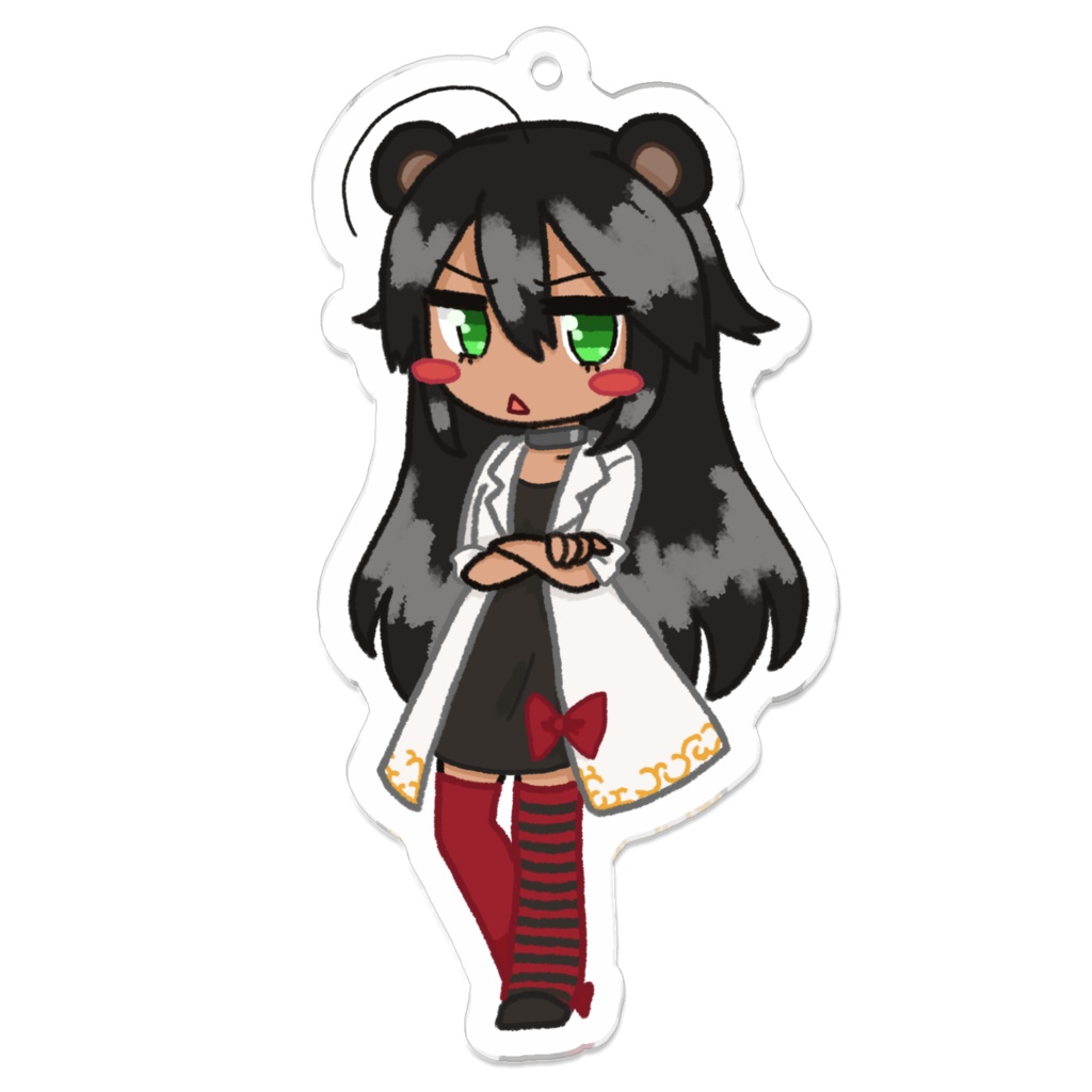 無断マイキャラアクキー くまなまりちゃん