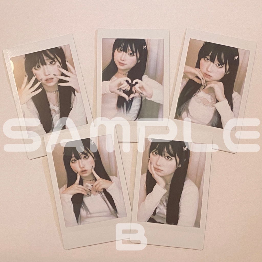 ランダムチェキ2種【サイン付き】