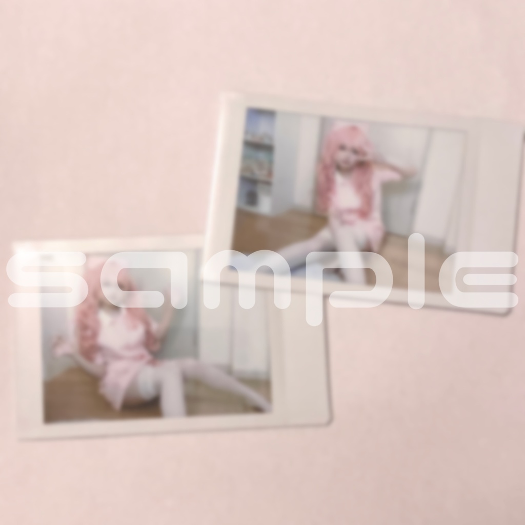 ピンクナースチェキ 2枚セット【ランダム・サイン付き】