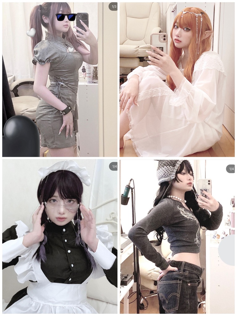 チェキ衣装フルコーデセット