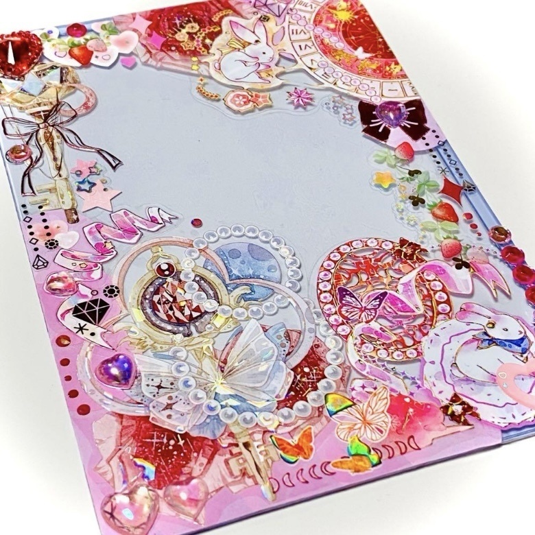 B7サイズ デコトレカケース 硬質ケース シールデコ