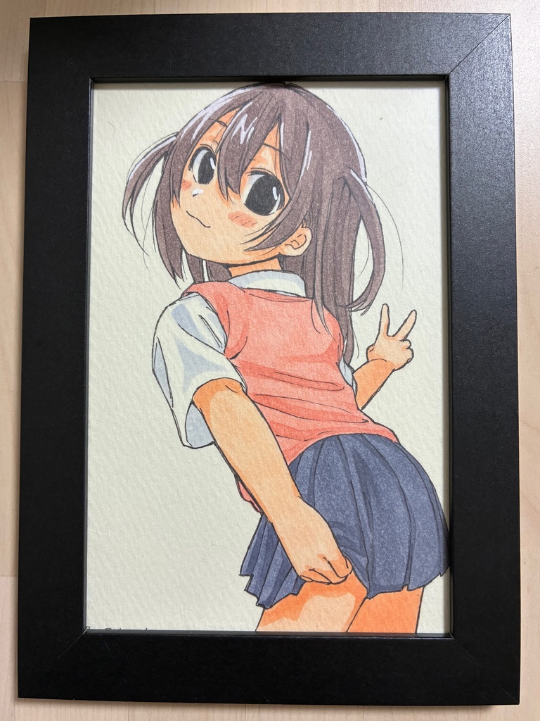 ハーフツイン　アナログイラスト