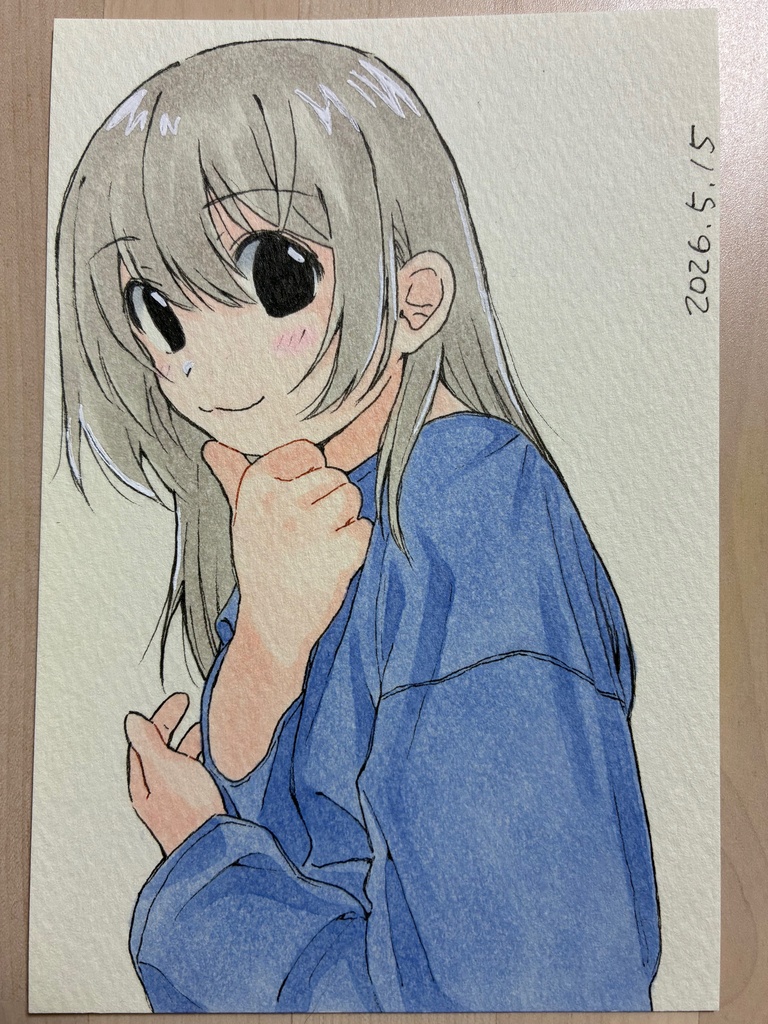 女の子　原画