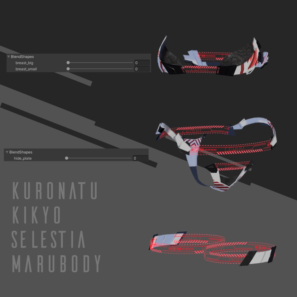 【4アバター対応】TECH BIKINI