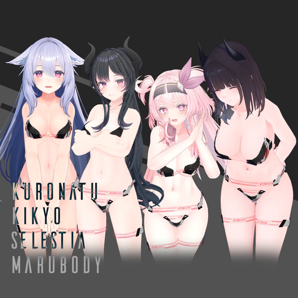 【4アバター対応】TECH BIKINI