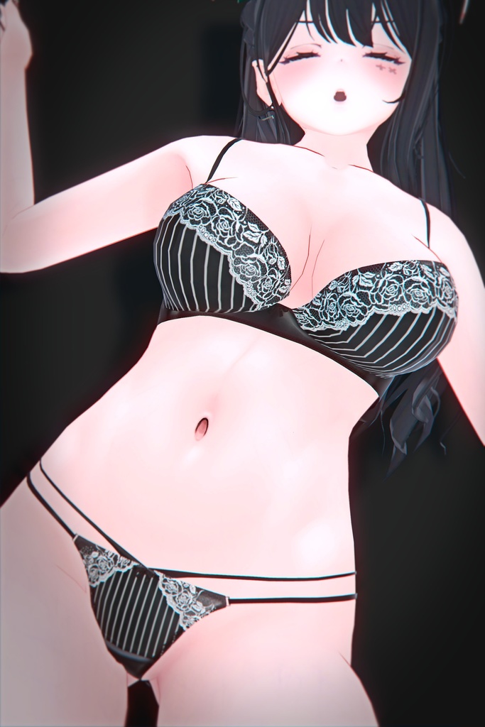 DenimKnit&SkirtHoodie【くろなつ用】