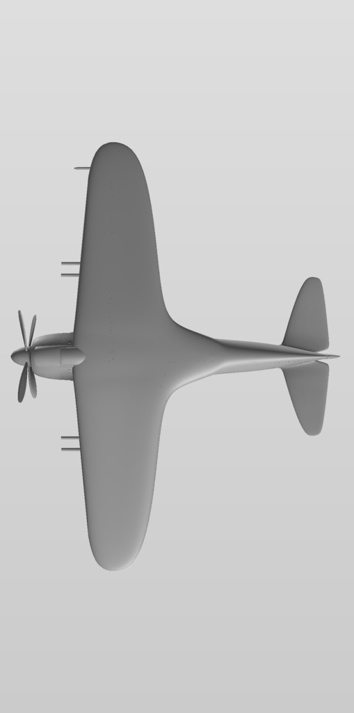 紫電改(1/144のchituboxデータ付属)