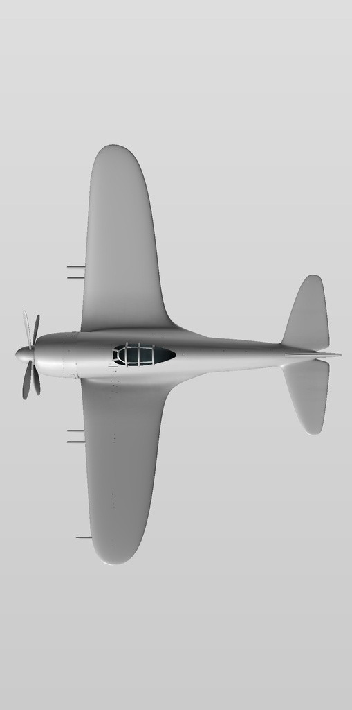 紫電改(1/144のchituboxデータ付属)