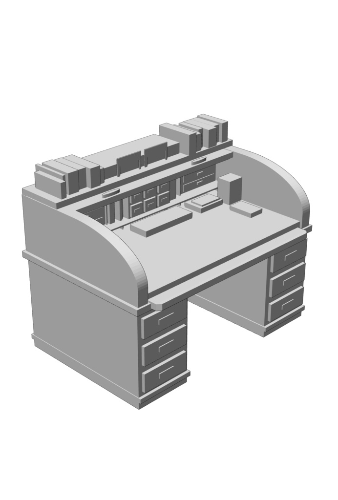 【3D素材】本屋の机