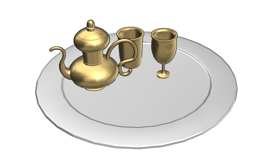カリムの杖と茶器